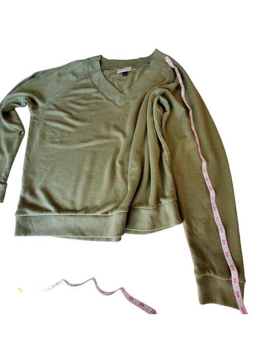 Universal Thread Womens Sage Green Pullover Sweatshirt Cotton Modal Blend Size L - Picture 5 of 12